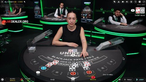 Unibet live blackjack