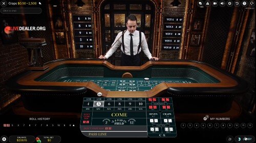 William Hill live Craps