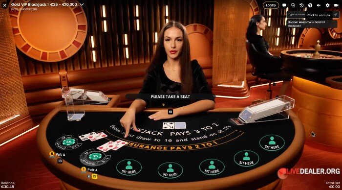 Pragmatic Gold VIP Blackjack