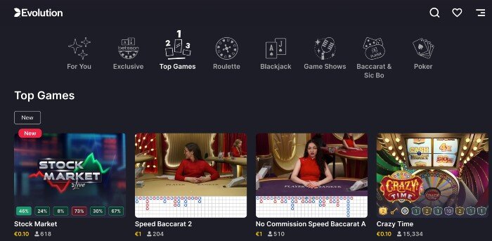 play at 888 Stock Market Live