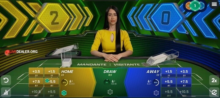 Football Blitz place bets