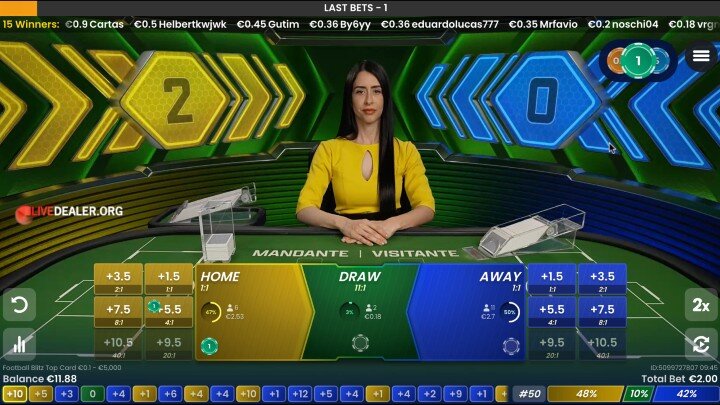 Football Blitz place bets