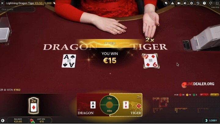 suited tie dragon tiger meaning