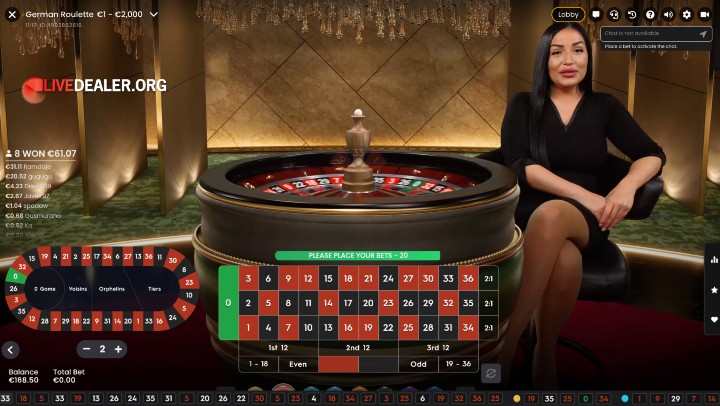 visit 888 German Roulette @ 888