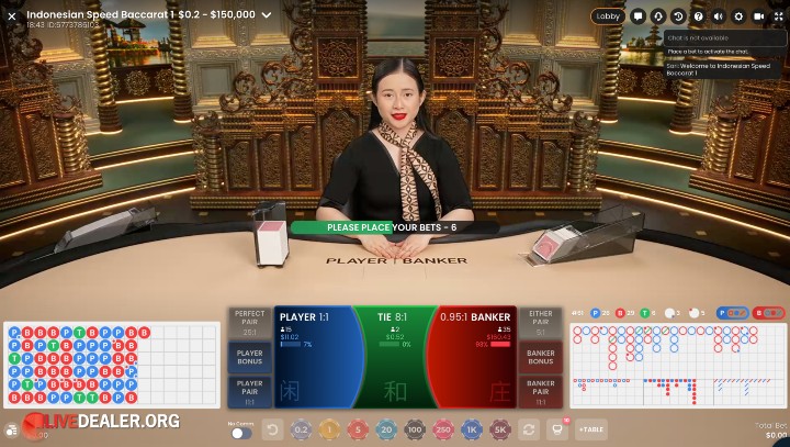 Indonesian Speed Baccarat