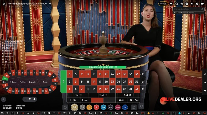 play at 888 Romanian Roulette @ 888