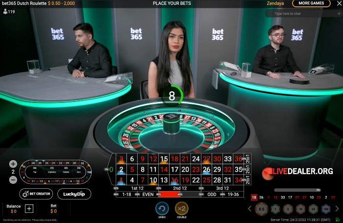 bet365 Dutch Roulette
