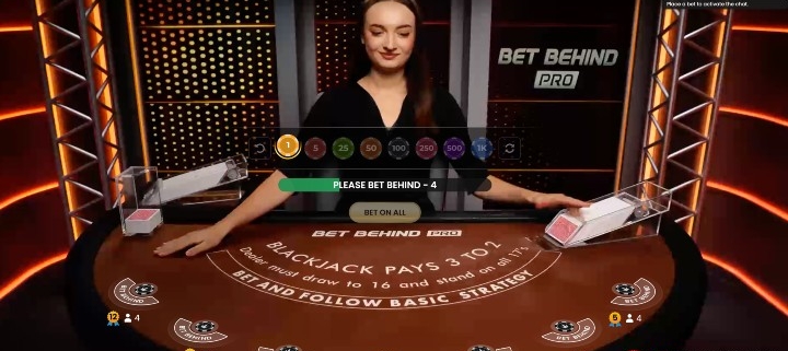 Bet Behind Pro Blackjack