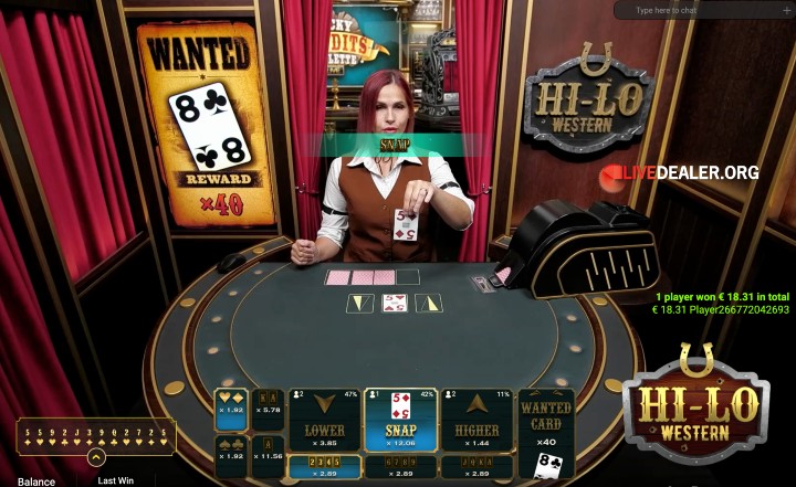 Casino High Low Poker