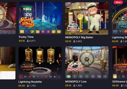 2024 Evolution most popular live games
