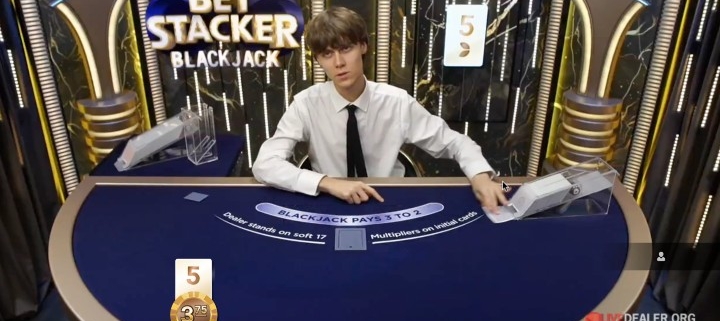 Bet Stacker Blackjack bonus