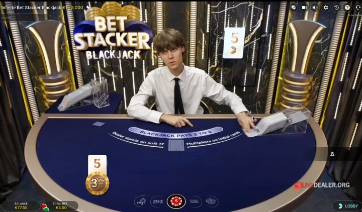 Bet Stacker Blackjack bonus