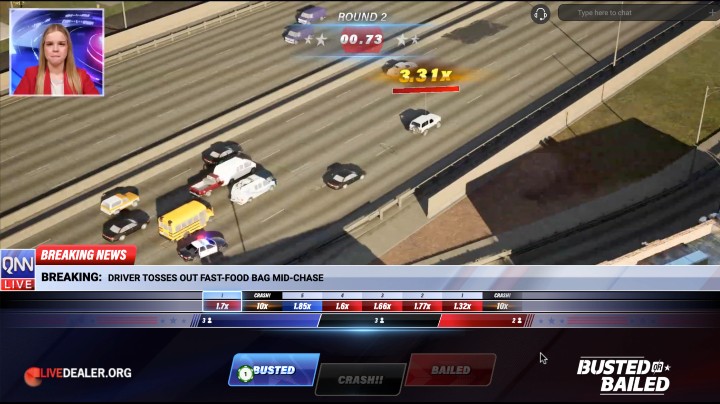 Busted or Bailed payout over2x