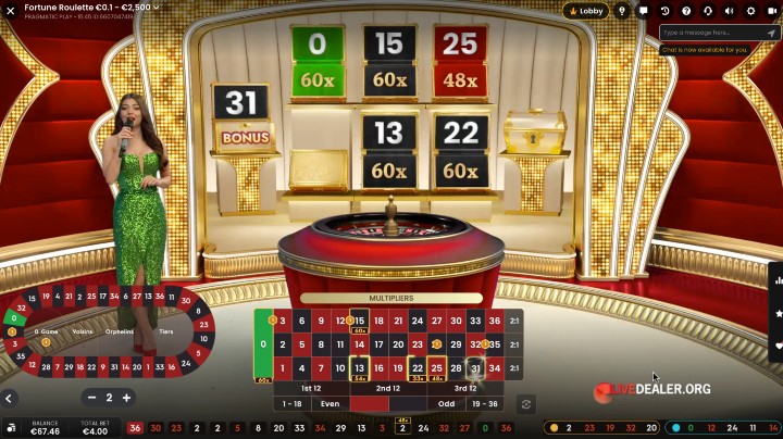 Fortune Roulette fortune numbers