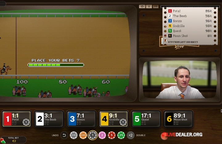 Evolution race track horse rtps