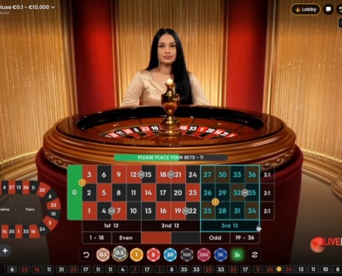 Immersive Roulette Deluxe place bets