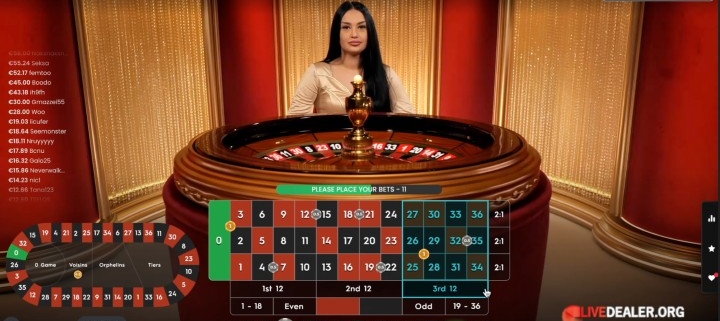 Immersive Roulette Deluxe place bets
