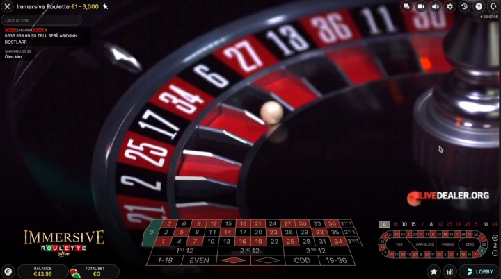 Evolution's Immersive Roulette