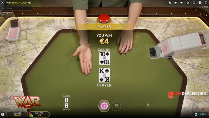 Casino War deal
