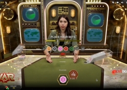Casino War place bets