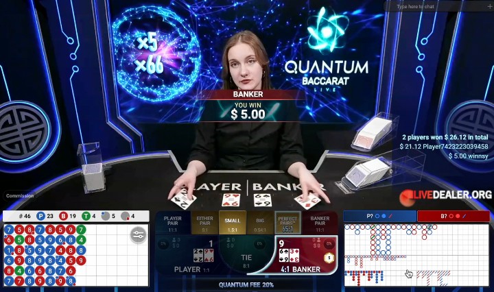 quantum baccarat multiplied win
