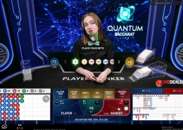 quantum baccarat place bets