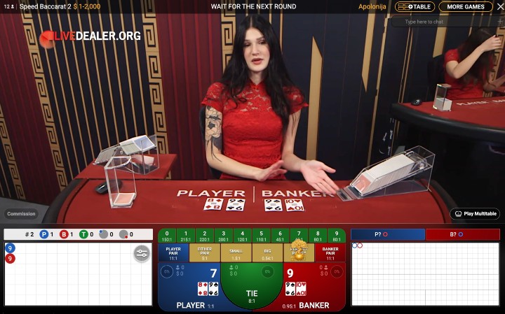 Playtech Speed Baccarat