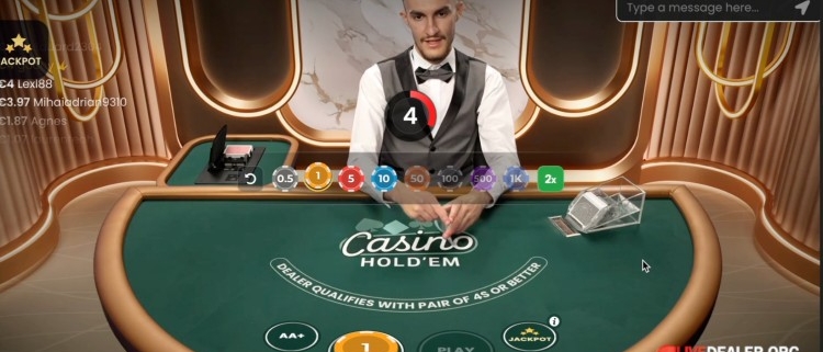 Pragmatic Casino Holdem Poker place bets