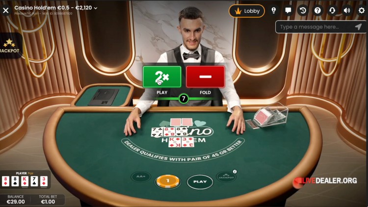 Pragmatic Casino Holdem Poker Play or Fold