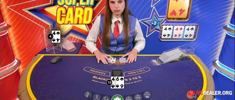 Super Card Blackjack super cards