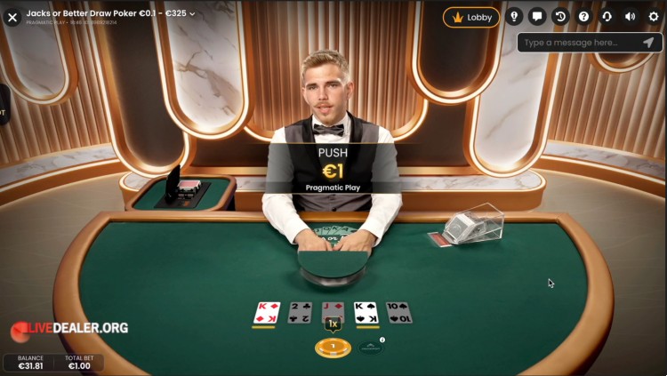 pragmatic jacks or better draw poker