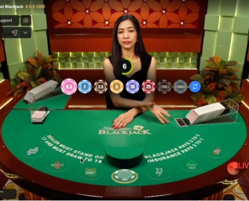 Cashout Blackjack place bets