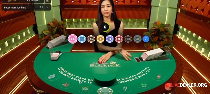 Cashout Blackjack place bets