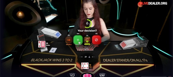 Iconic 21 Take Deal or Risk Blackjack