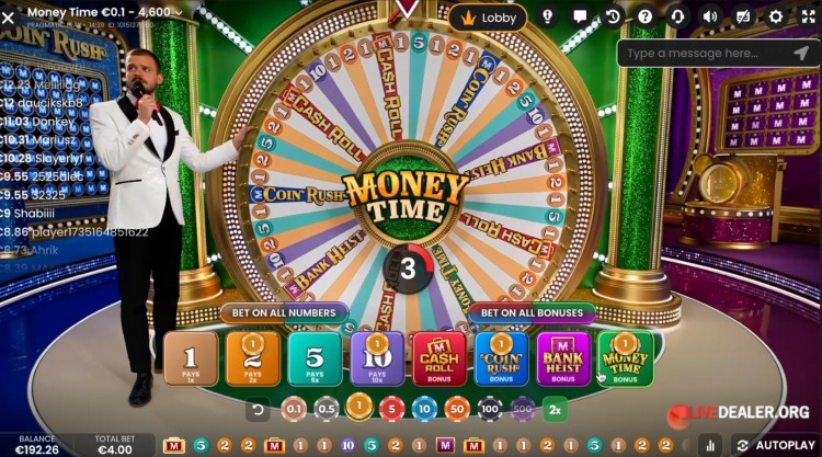 Money time place bets