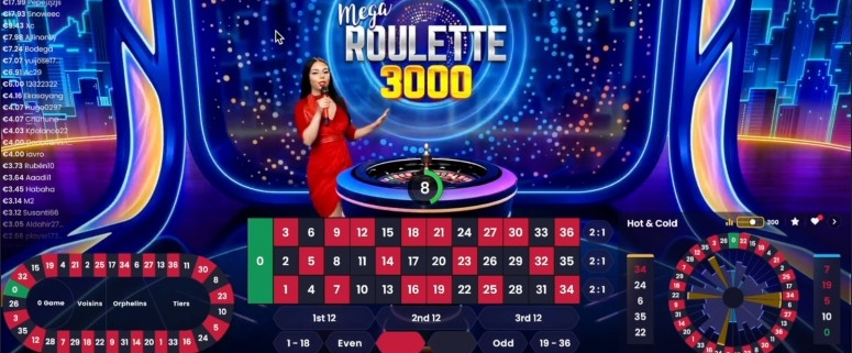 Mega roulette 3000 place bets