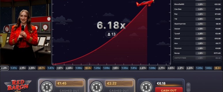 Red Barron cash out