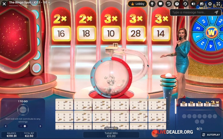 Bingo Spot multipliers
