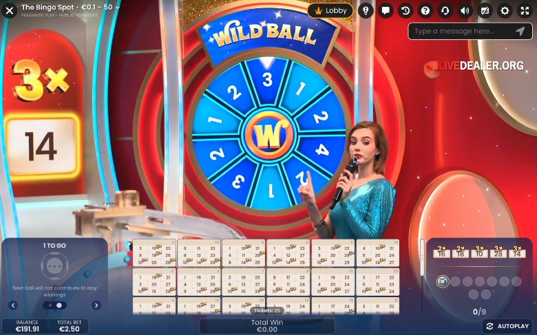 Bingo Spot wild ball
