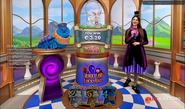 Wonderland Lucky Ball Live
