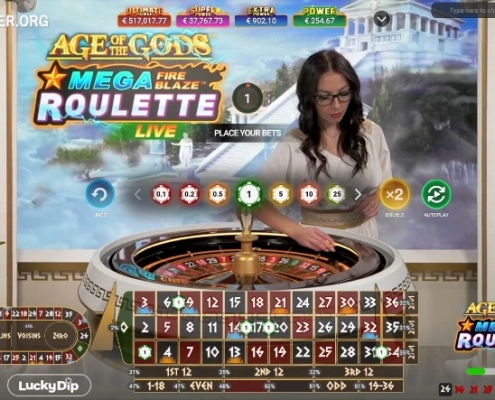Age of Gods Mega Fire Blaze Roulette