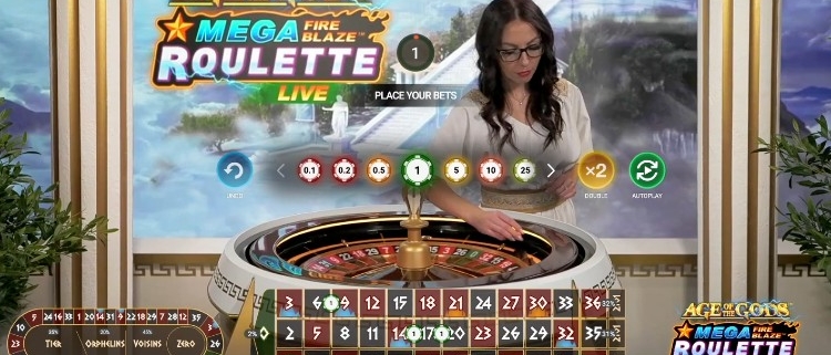 Age of Gods Mega Fire Blaze Roulette