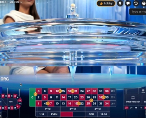 Crystal Roulette spin