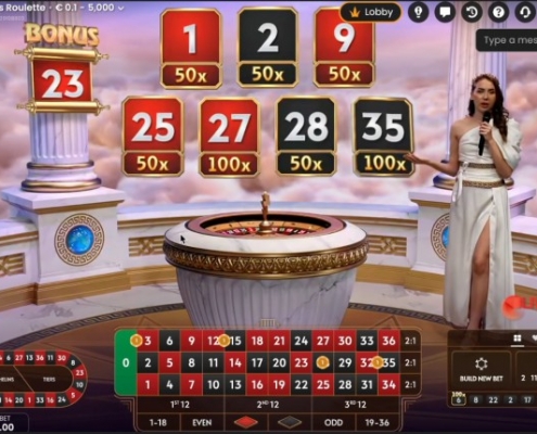 Gates of Olympus Roulette multipliers