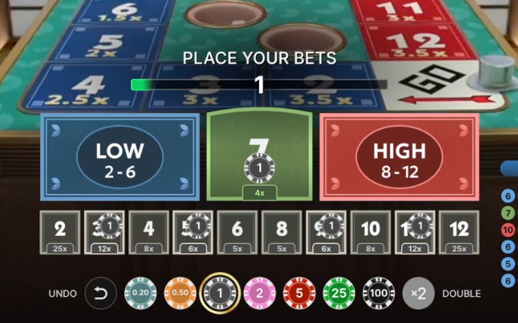 MONOPOLY Roll'em Bet map