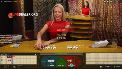 live baccarat at Roxy Palace
