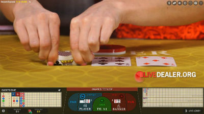 SuperCasino live baccarat