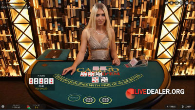 Royal Panda live Casino Hold'em Poker