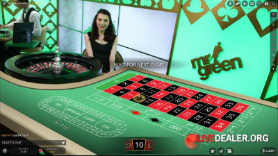 Mr Green live roulette