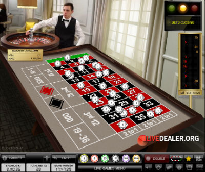 Crockfords live roulette